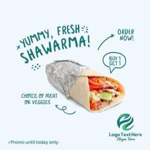 Yummy Shawarma Instagram post Image Preview