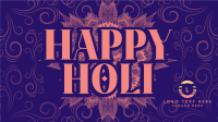 Holi Greeting Flourishes Video Image Preview