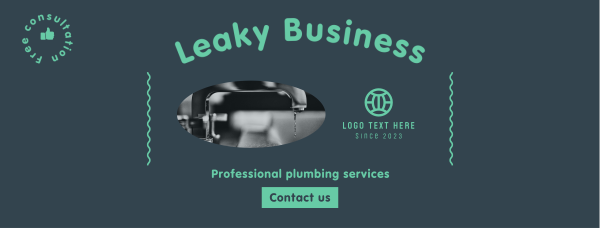 Professional Plumbing Consultation Facebook Cover Design Image Preview