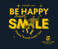 Be Happy And Smile Facebook Post Design