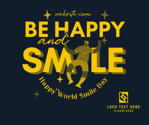 Be Happy And Smile Facebook post Image Preview