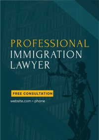 Immigration Lawyer Flyer Design