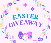 Eggs-tatic Easter Giveaway Facebook Post Design