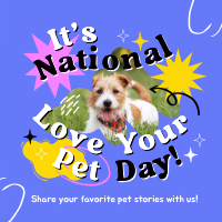 Flex Your Pet Day Instagram Post Design