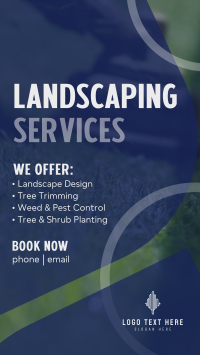 Professional Landscaping YouTube short Image Preview