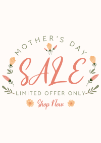 Mother's Abloom Love Sale Poster Image Preview