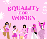 Pink Equality Facebook Post Design