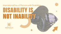 Disability Awareness Facebook Event Cover Image Preview