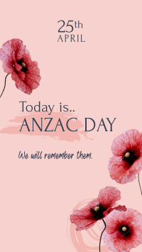 Anzac Day Message Instagram story Image Preview