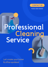 Spotless Cleaning Service Poster Image Preview