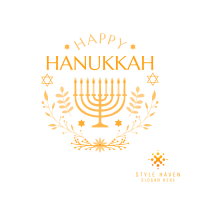 Happy Hanukkah Instagram post Image Preview