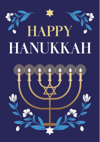 Hanukkah Candles Flyer Image Preview