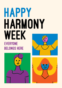 Harmony Diverse People Poster Image Preview