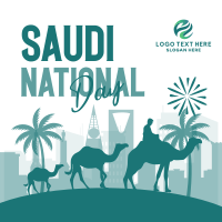 Celebrate Saudi National Day Linkedin Post Image Preview