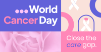Funky World Cancer Day Facebook Ad Design