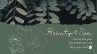 Beauty Spa Booking Facebook Event Cover Design