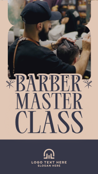 Retro Barber Masterclass Instagram story Image Preview