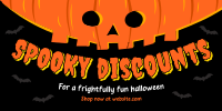 Halloween Pumpkin Discount Twitter post Image Preview