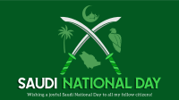 Saudi Day Symbols Facebook event cover Image Preview