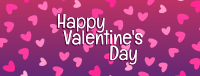 Pink Valentine Confetti Facebook cover Image Preview
