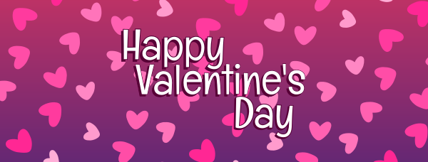 Pink Valentine Confetti Facebook Cover Design Image Preview