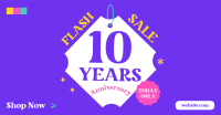 10 Years Anniversary Facebook ad Image Preview