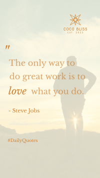 Love What You Do Instagram Reel Image Preview