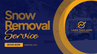 Snow Removal Service Facebook Event Cover Design
