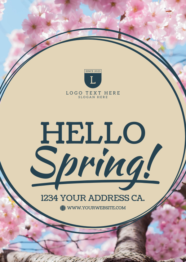 Spring Time Poster Design Image Preview