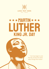 President Martin Day Flyer Image Preview