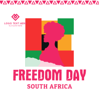 Freedom Africa Celebration Linkedin Post Design