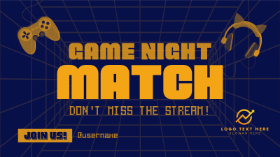 Game Night Match Facebook event cover Image Preview