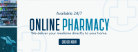 Online Pharmacy Business Facebook cover Image Preview