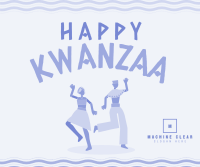 Kwanzaa Dance Facebook Post Design