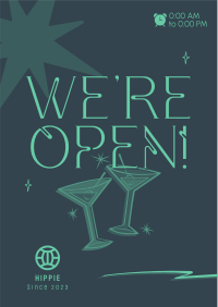 Sparkly Bar Opening Flyer Design