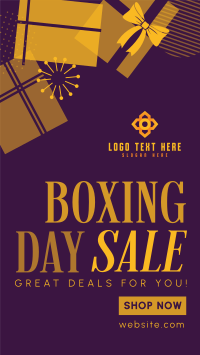 Boxing Day Special Deals Facebook Story Design