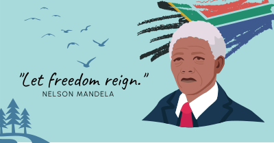 Nelson Mandela  Freedom Day Facebook ad Image Preview