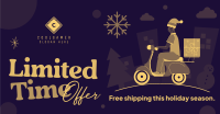 Christmas Shipping Facebook Ad Design