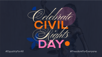 Civil Rights Celebration Facebook Event Cover Design