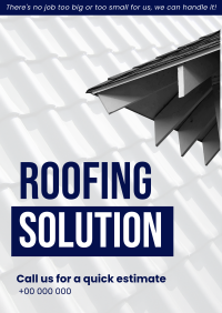 Roofing Solution Flyer Design