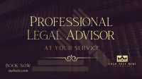 Legal Advisor At Your Service Animation Design