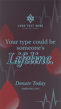 Donate Blood Campaign Instagram Story Design