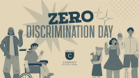 Zero Discrimination Advocacy Facebook Event Cover Design