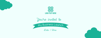 Business Launch Invite Facebook cover
