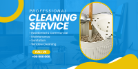 Professional Cleaning Service Twitter post Image Preview