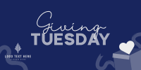 Giving Tuesday Donation Box Twitter Post Design