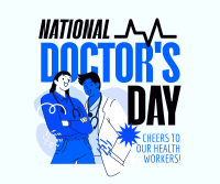 Doctor's Day Celebration Facebook post Image Preview