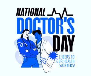 Doctor's Day Celebration Facebook post Image Preview