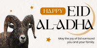 Happy Eid al-Adha Twitter Post Design