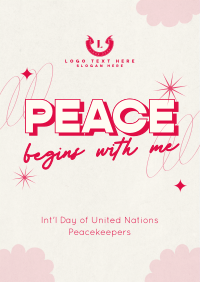 United Nations Peace Begins Flyer Image Preview